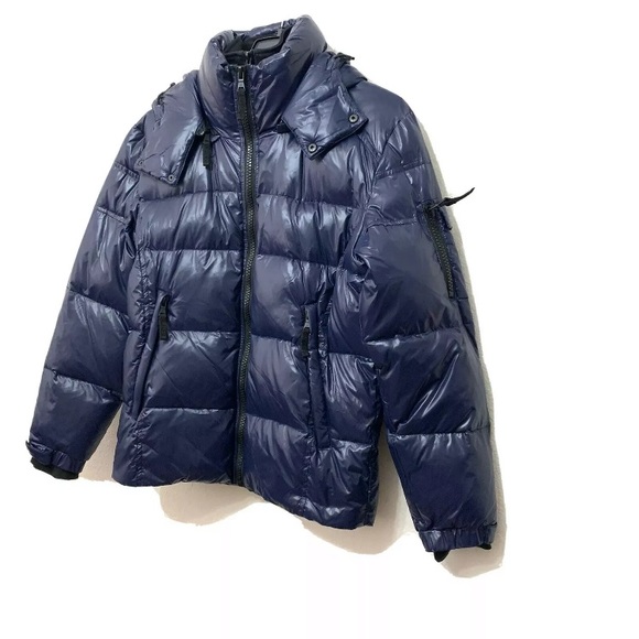 S13 Downhill Gloss Nylon Puffer Jacket - Picture 6 of 14